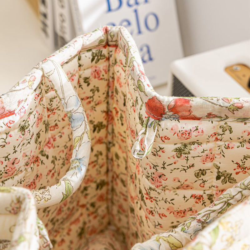 🎁Last Day Promotion 49% OFF🔥Portable Floral Fabric Storage Basket