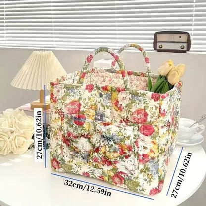🎁Last Day Promotion 49% OFF🔥Portable Floral Fabric Storage Basket
