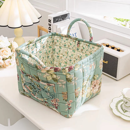 🎁Last Day Promotion 49% OFF🔥Portable Floral Fabric Storage Basket