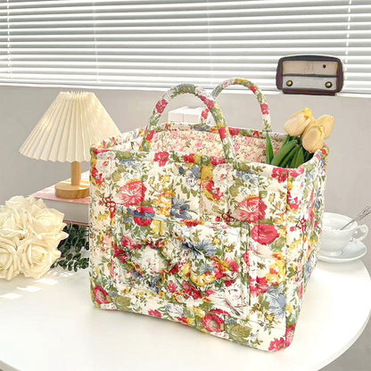 🎁Last Day Promotion 49% OFF🔥Portable Floral Fabric Storage Basket