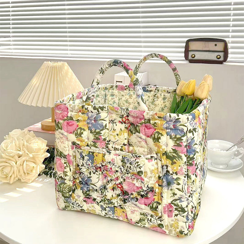 🎁Last Day Promotion 49% OFF🔥Portable Floral Fabric Storage Basket