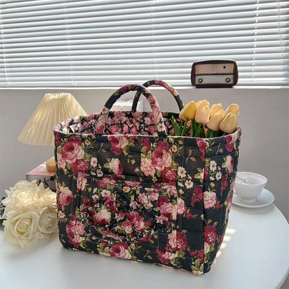 🎁Last Day Promotion 49% OFF🔥Portable Floral Fabric Storage Basket