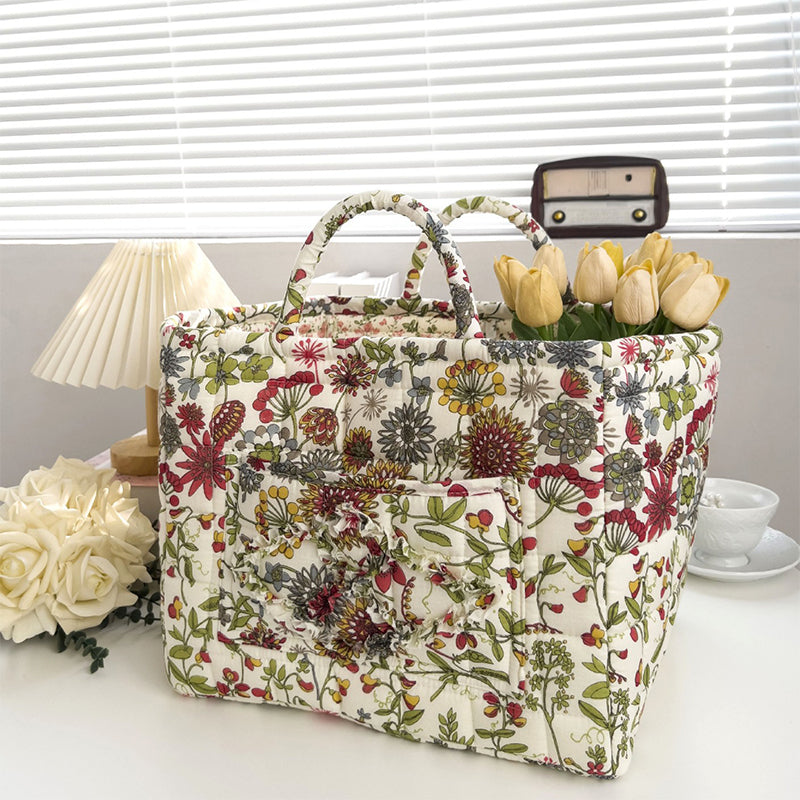 🎁Last Day Promotion 49% OFF🔥Portable Floral Fabric Storage Basket