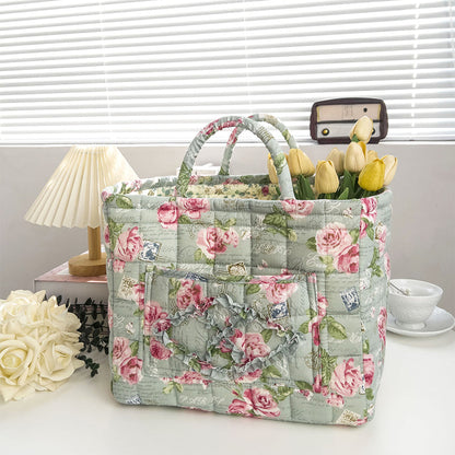 🎁Last Day Promotion 49% OFF🔥Portable Floral Fabric Storage Basket