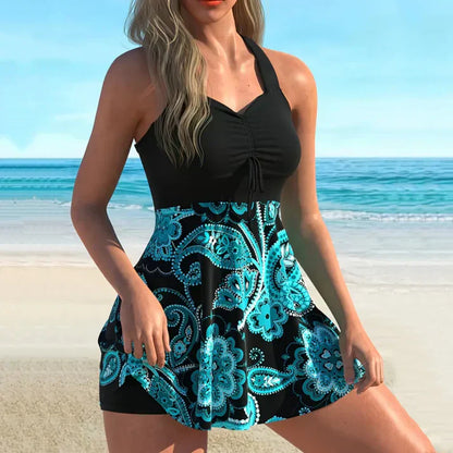 🔥Free Shipping⚡50K+ SOLD!👙Strap Top & Fitted Swim Shorts Separable Swimsuit 