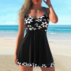 🔥Free Shipping⚡50K+ SOLD!👙Strap Top & Fitted Swim Shorts Separable Swimsuit 