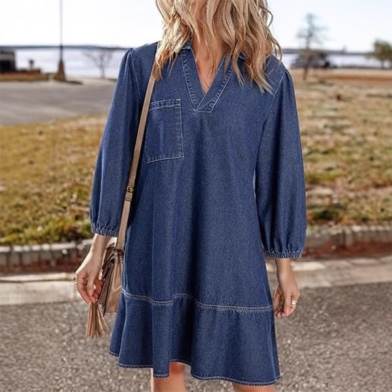 🔥Last Day Sale 49%🔥Women's Casual Denim Dress