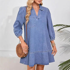 🔥Last Day Sale 49%🔥Women's Casual Denim Dress