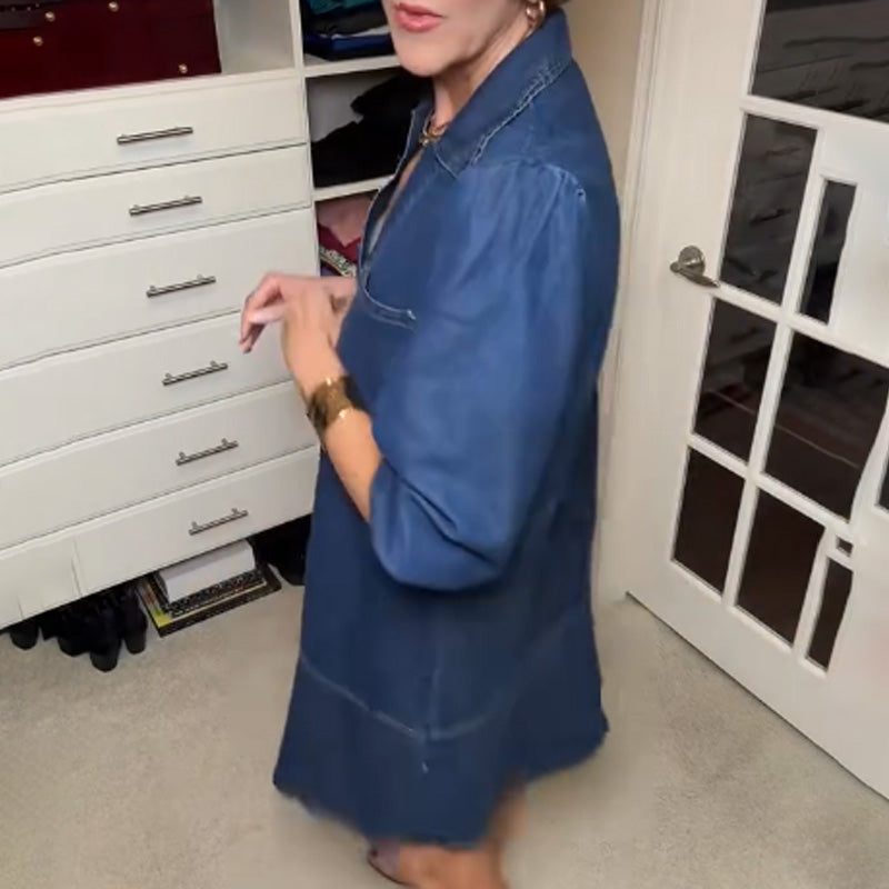 🔥Last Day Sale 49%🔥Women's Casual Denim Dress
