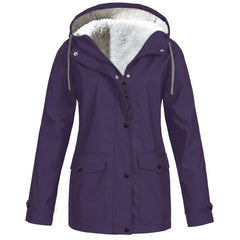 🔥FREE SHIPPING-Women's Padded Jacket Hooded Punching Jacket