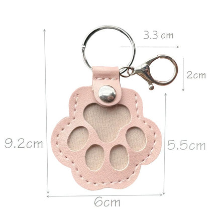 🔥Last Day Promotion 50% OFF🔥 Leather keychain to remember your pet 🐾 Keep the memory close to you always