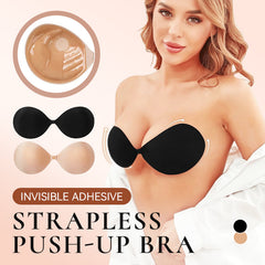 Invisible Adhesive Strapless Push-Up Bra