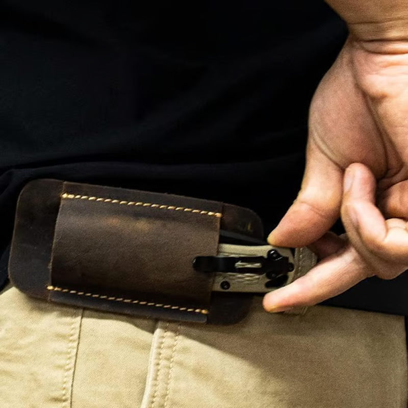 Wearable Belt Portable Folding Knife Holster