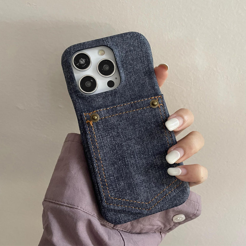 Vintage Phone Case with Card Slot for iPhone