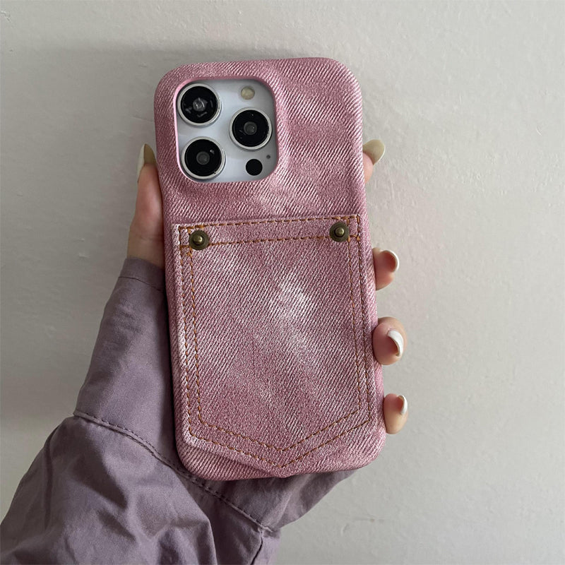 Vintage Phone Case with Card Slot for iPhone