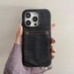Vintage Phone Case with Card Slot for iPhone