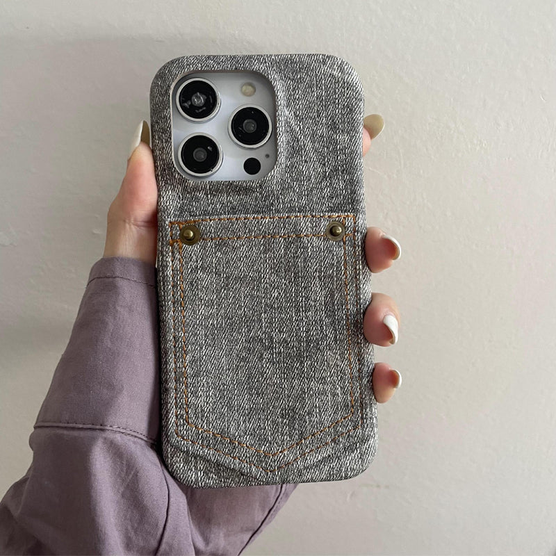Vintage Phone Case with Card Slot for iPhone