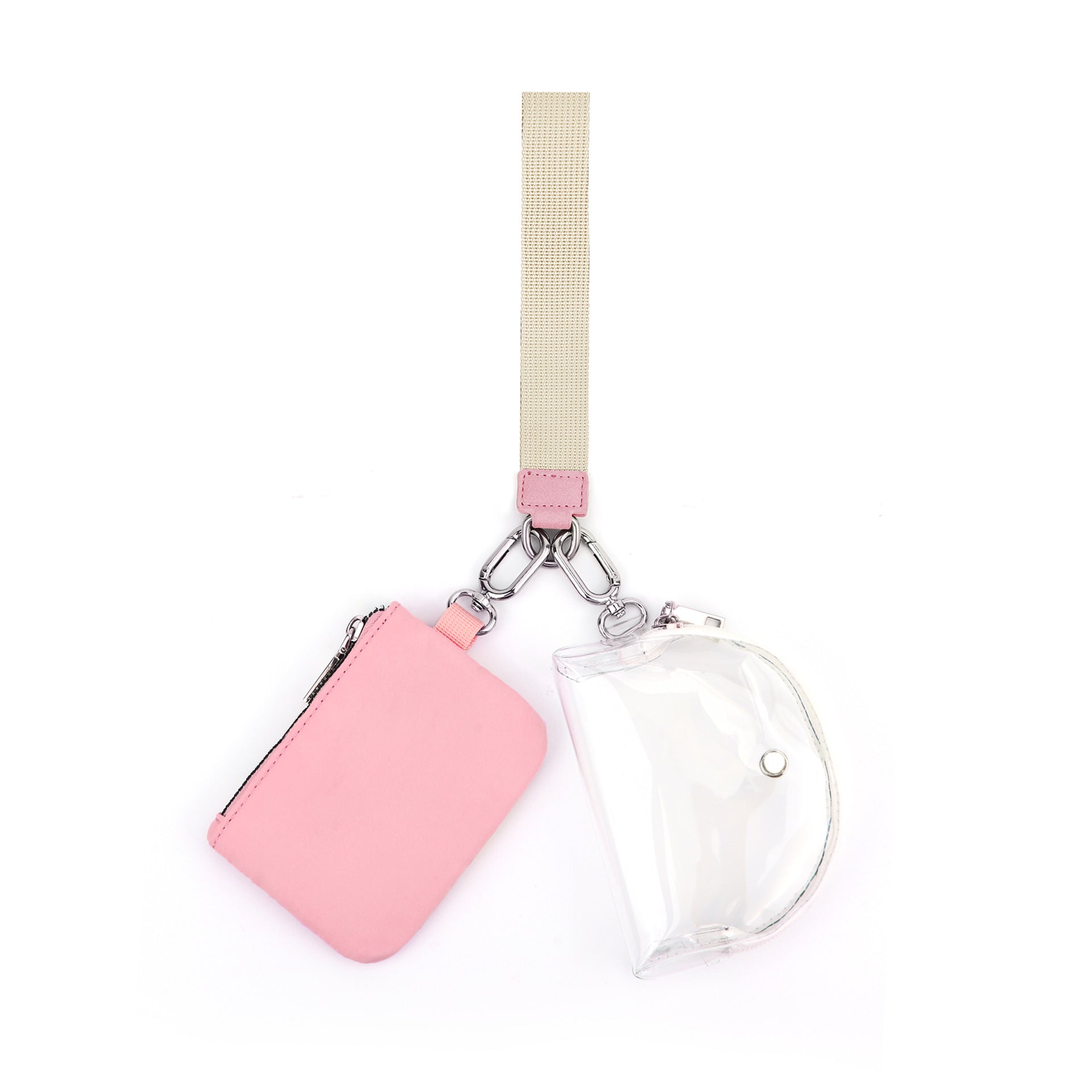 Portable Wristlet Wallet for Bank Card and Coin