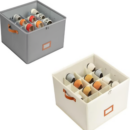 ⏰LIMITED TIME 49% OFF! 👟 Fabric Shoe Organizer Storage Box – Foldable, Large Capacity, Dustproof & Breathable for Closet & Bedroom 🧺✨