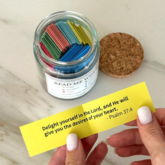 ✨New Year Sale 49% OFF⏰✝️Inspirational Bible Verses Jar - A Reminder of God's Words💖