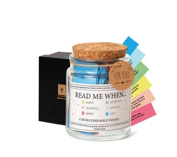 ✨New Year Sale 49% OFF⏰✝️Inspirational Bible Verses Jar - A Reminder of God's Words💖