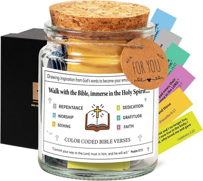 ✨New Year Sale 49% OFF⏰✝️Inspirational Bible Verses Jar - A Reminder of God's Words💖