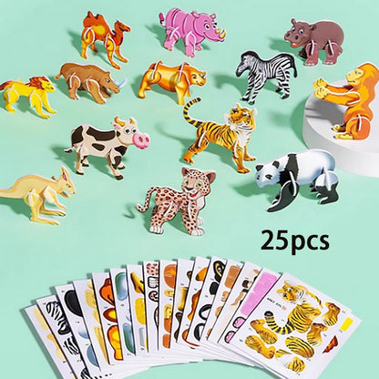 🦖 Final Day:  50% OFF🧩 EDUCATIONAL 3D PUZZLE - 50-Piece Cartoon Dinosaur Set with Vibrant Colors, Develops Creativity & Spatial Thinking for Ages 4+ 🎨✨