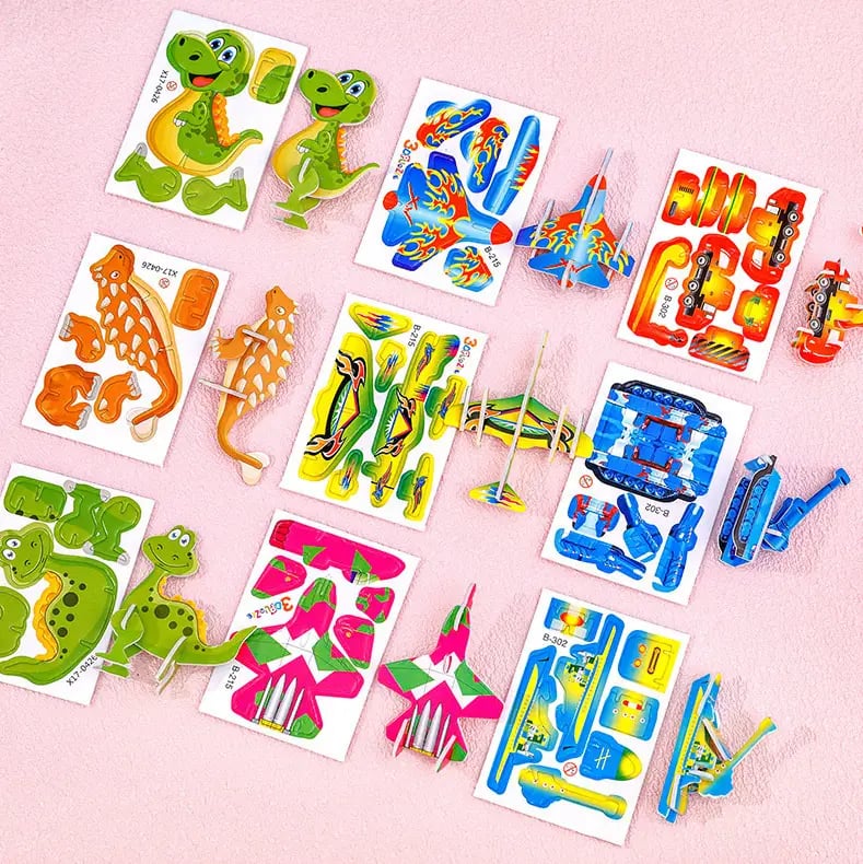 🦖 Final Day:  50% OFF🧩 EDUCATIONAL 3D PUZZLE - 50-Piece Cartoon Dinosaur Set with Vibrant Colors, Develops Creativity & Spatial Thinking for Ages 4+ 🎨✨