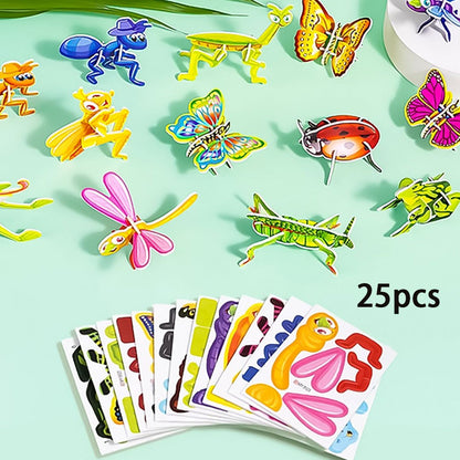 🦖 Final Day:  50% OFF🧩 EDUCATIONAL 3D PUZZLE - 50-Piece Cartoon Dinosaur Set with Vibrant Colors, Develops Creativity & Spatial Thinking for Ages 4+ 🎨✨