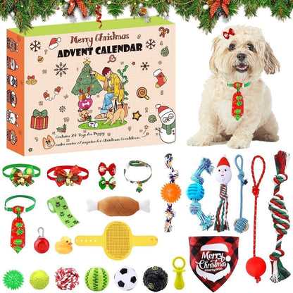 🎁Christmas Sale 49% Off🎄Christmas Countdown Cat & Dog Toys Advent Calendar🐾🥳