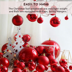 🎁Last Day 49% OFF🔥🎄24 PCS Shatterproof Christmas Ball for Hanging Decor🎁