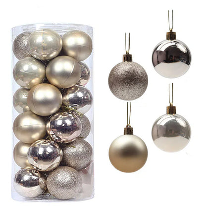 🎁Last Day 49% OFF🔥🎄24 PCS Shatterproof Christmas Ball for Hanging Decor🎁
