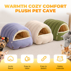 💥Hot Sale 50% OFF🐈Removable and Washable Winter Closed-off Cat Bed💝