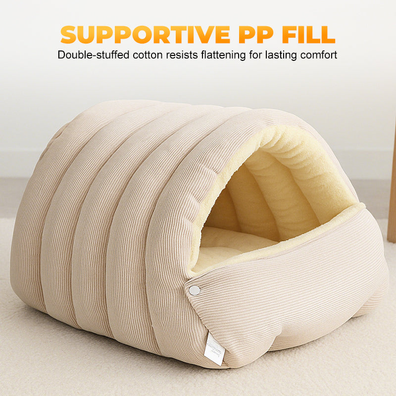 💥Hot Sale 50% OFF🐈Removable and Washable Winter Closed-off Cat Bed💝