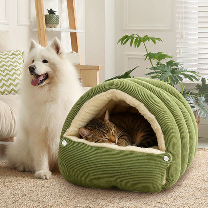 💥Hot Sale 50% OFF🐈Removable and Washable Winter Closed-off Cat Bed💝