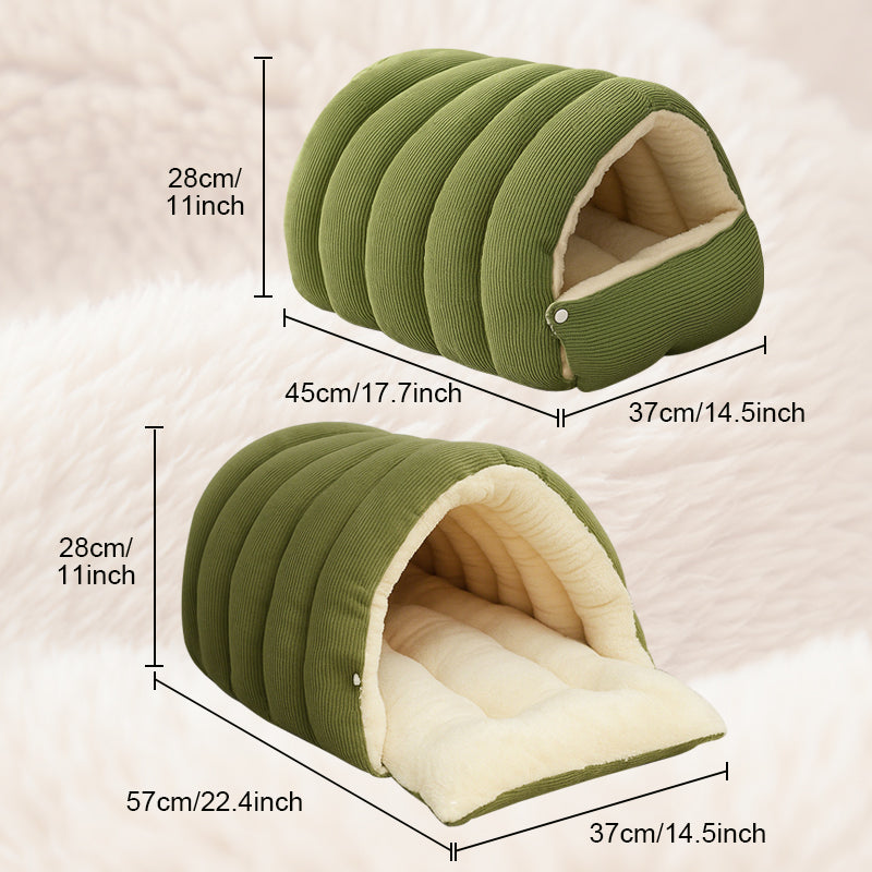 💥Hot Sale 50% OFF🐈Removable and Washable Winter Closed-off Cat Bed💝