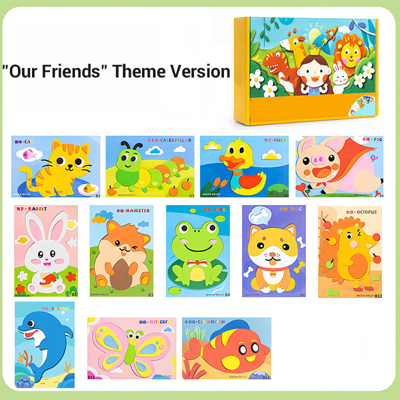 🎁Last Day 49% OFF🔥Children’s DIY 3D EVA Sticker Craft🎁