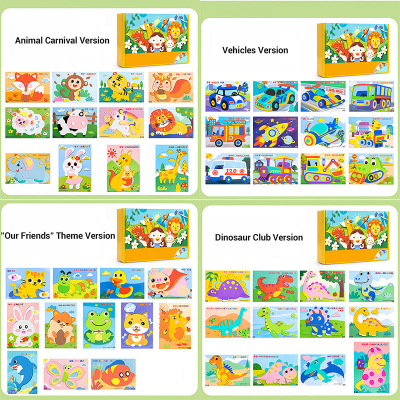 🎁Last Day 49% OFF🔥Children’s DIY 3D EVA Sticker Craft🎁