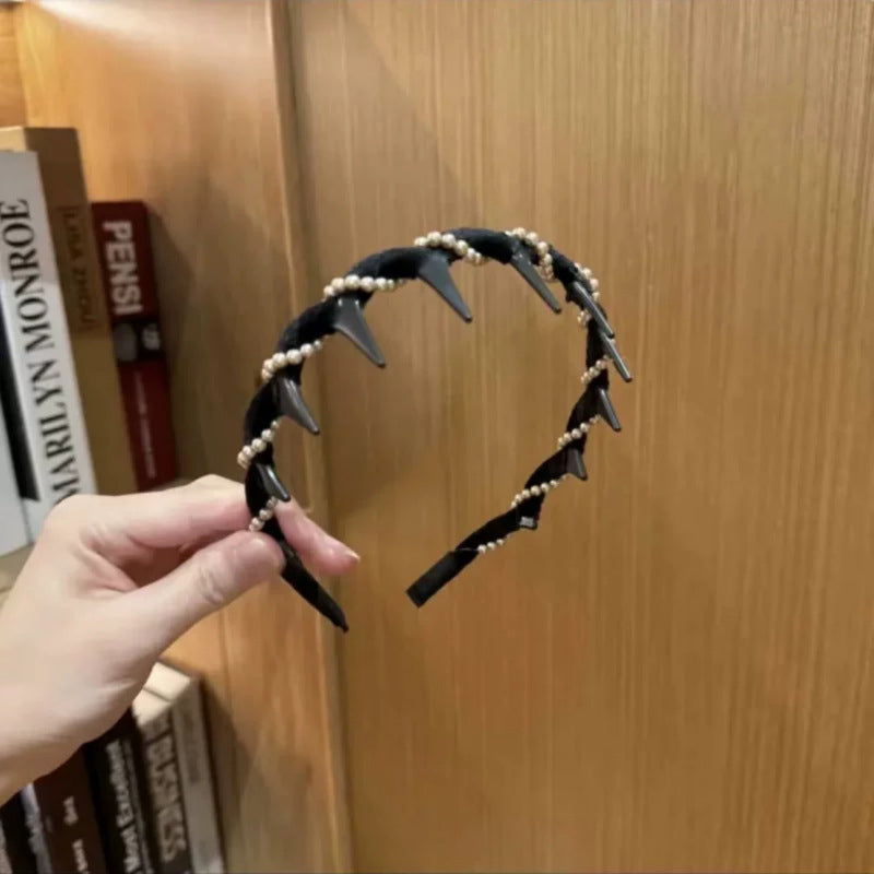 💥Hot Sale 50% OFF💝BUY 1 GET 2 FREE🌈Vintage High Cranium Artificial Pearl Hairband