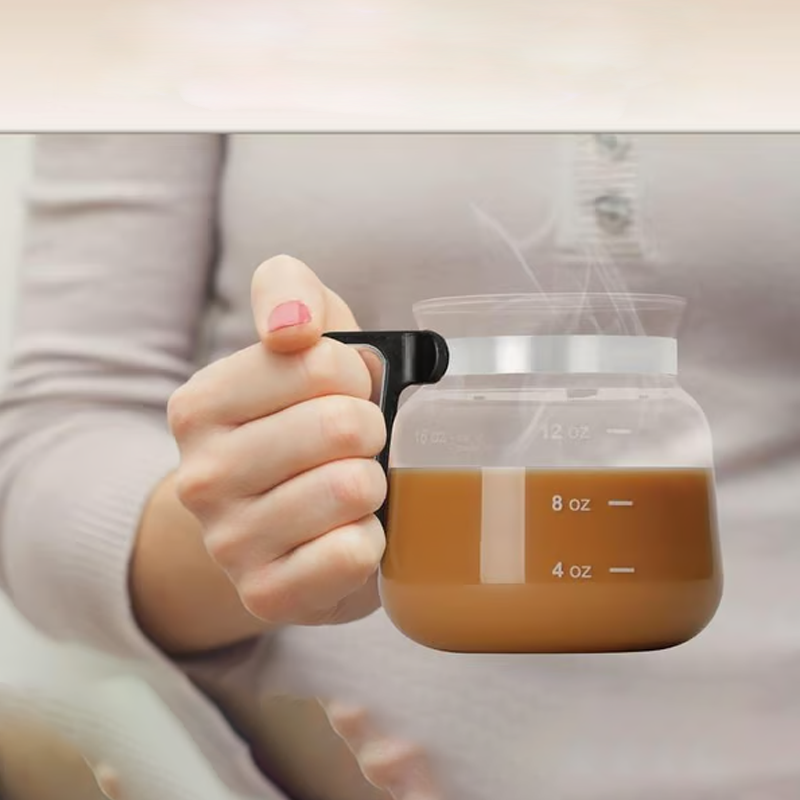 🔥Limited Hot Sale 50% OFF+Free Shipping🎁Glass Pot Style Coffee Mug with Lid