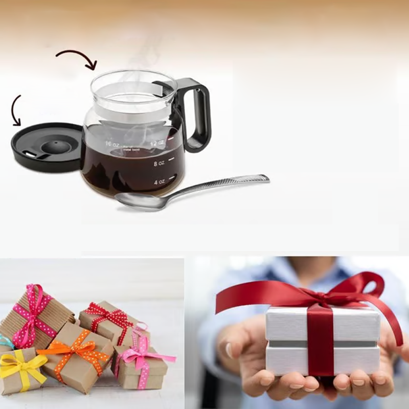 🔥Limited Hot Sale 50% OFF+Free Shipping🎁Glass Pot Style Coffee Mug with Lid