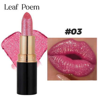 🔥Last Day-Buy 1 Get 1 Free!🎁Waterproof & Moisturizing Glitter Lipstick