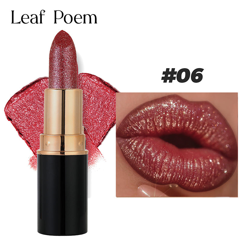 🔥Last Day-Buy 1 Get 1 Free!🎁Waterproof & Moisturizing Glitter Lipstick