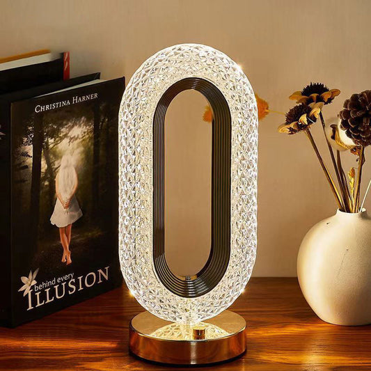 💥Last Day Special Sale 49% OFF👚50K+ SOLD! 🎁✨Rechargeable Luxury Crystal LED Night Light Lamp