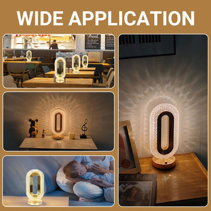 💥Last Day Special Sale 49% OFF👚50K+ SOLD! 🎁✨Rechargeable Luxury Crystal LED Night Light Lamp