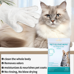 ⏰Last Day 50% OFF💝Convenient Efficient Pet Wash-Free Wipes Gloves