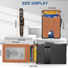 ✨New Arrival ✨💖Valentine's DayHot Sale 60% OFF✨Men's Slim Leather Wallet with Pop - Up & RFID Blocking