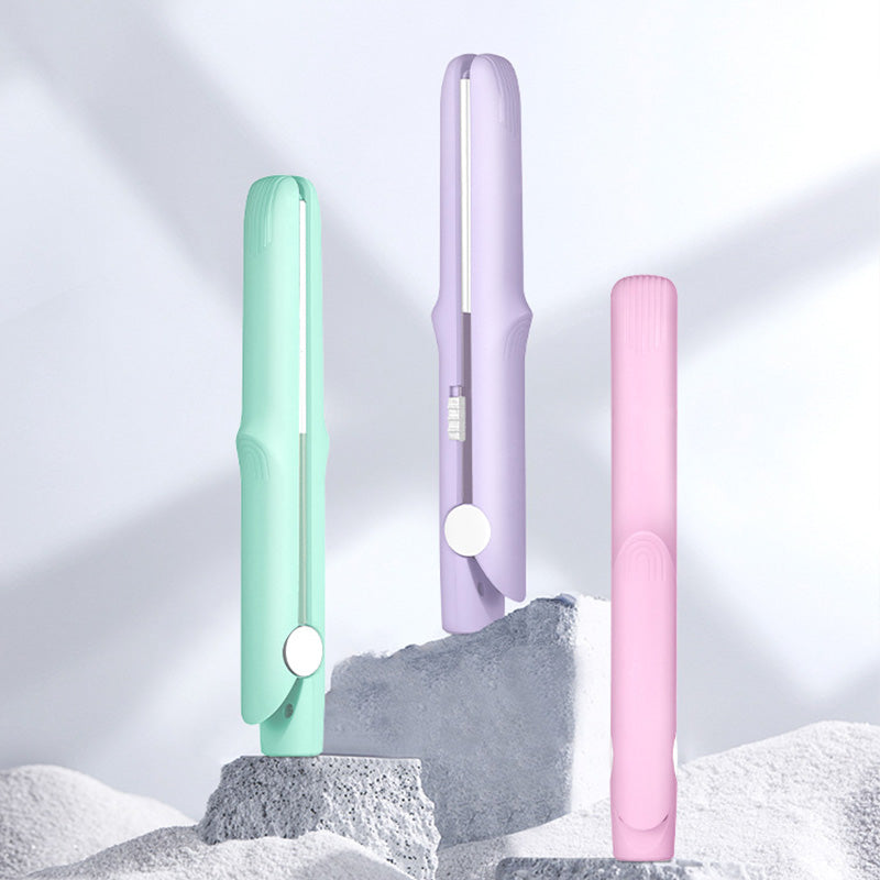 💥Limited time 50% off🔥⚡2-in-1 Mini Curling Wand & Flat Iron Hair Straightener