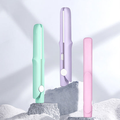 💥Limited time 50% off🔥⚡2-in-1 Mini Curling Wand & Flat Iron Hair Straightener