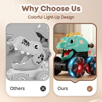 🎁Last Day Promotion 49% OFF🔥Press & Go Dinosaur Toy Car With Lights🦖